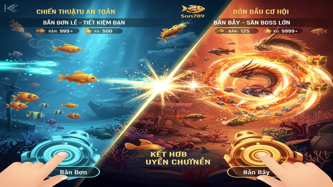 Chiến thuật bắn cá ăn tiền: Bắn đơn hay bắn bầy? Son789