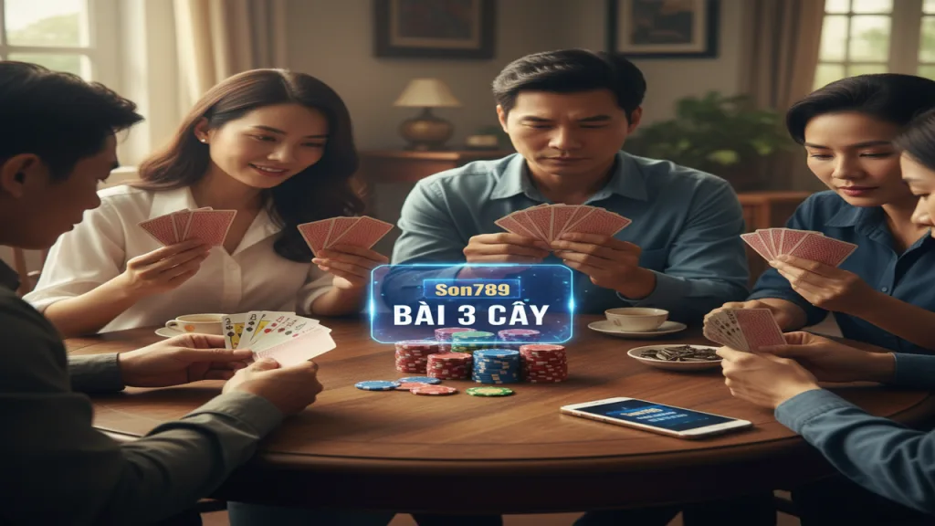Cách chơi bài 3 cây (Bài cào) thắng nhanh Son789