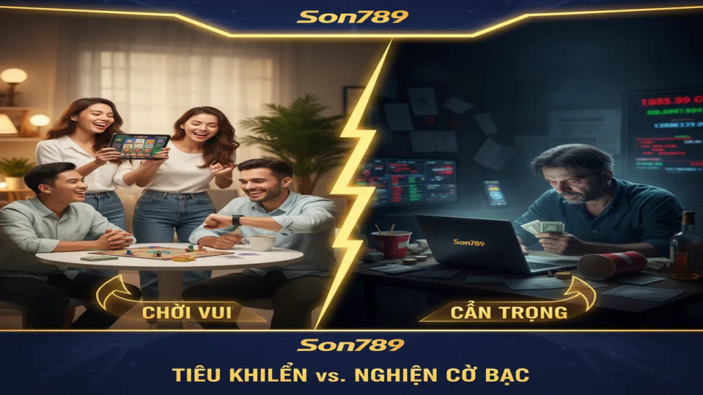 Phân biệt cờ bạc giải trí và cờ bạc bệnh lý Son789