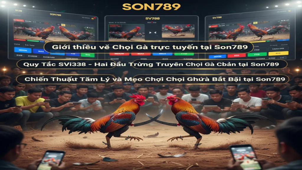 Luật chơi đá gà trực tuyến tại sảnh S128, SV388 Son789