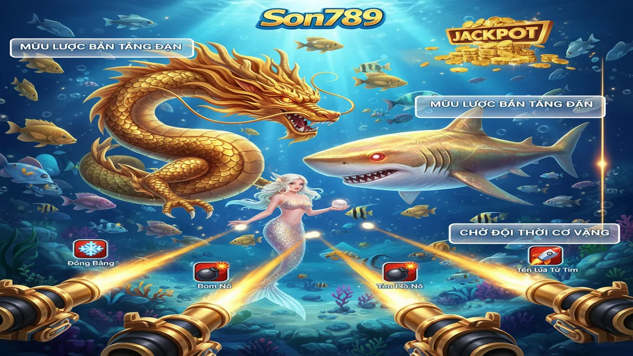 Mẹo săn Boss trong Bắn cá: Diệt cá lớn nhanh nhất Son789