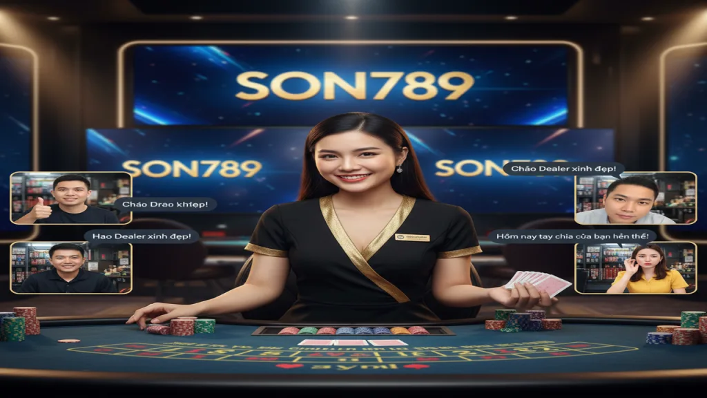Hướng dẫn tương tác với Dealer tại sảnh Live Son789