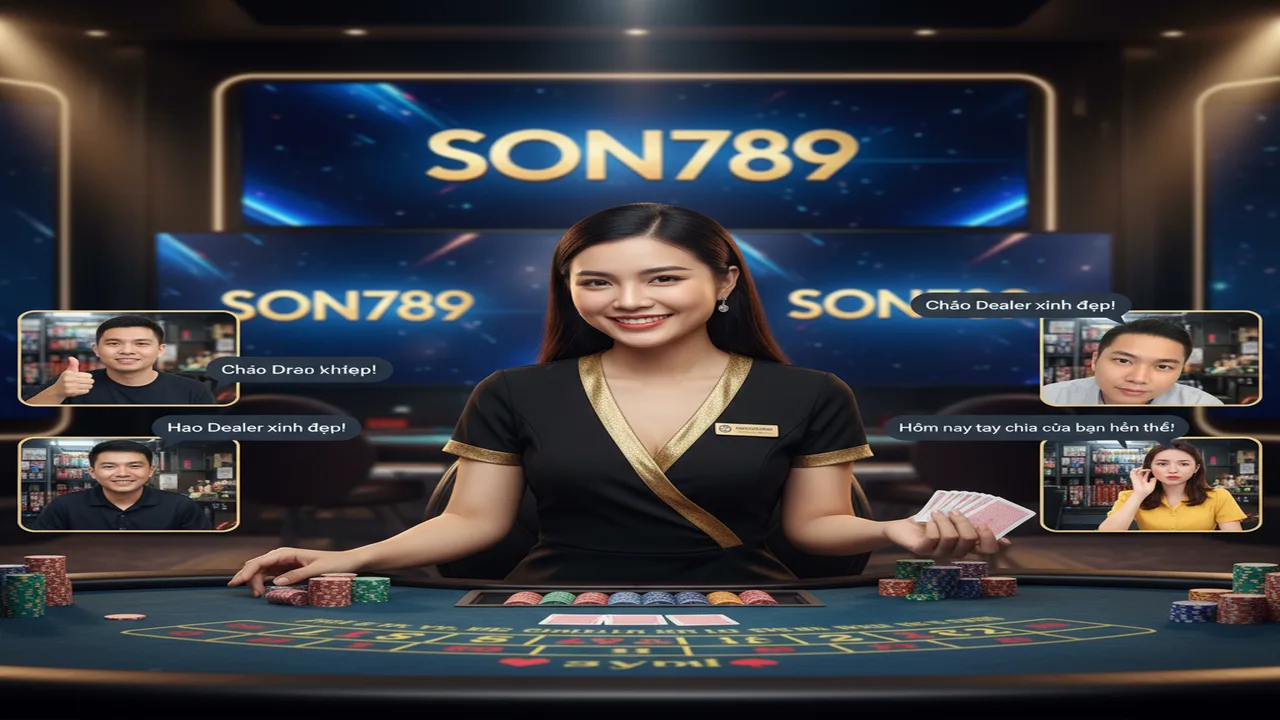 Hướng dẫn tương tác với Dealer tại sảnh Live Son789