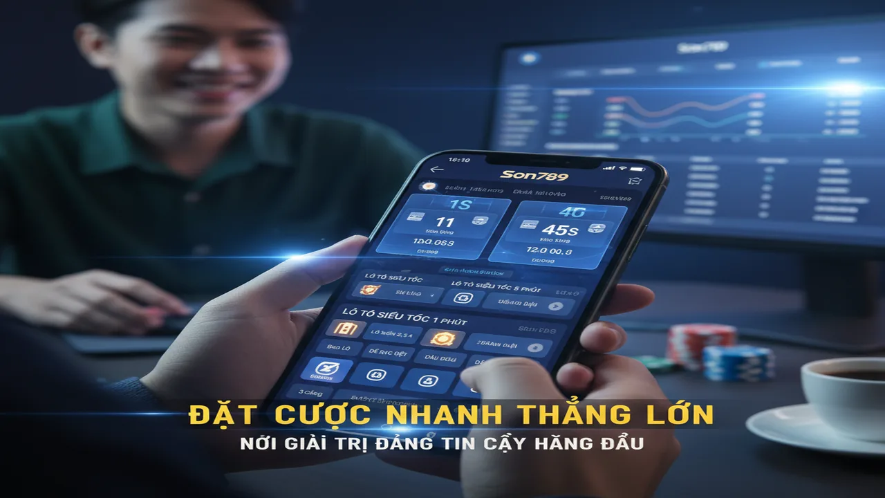 Hướng dẫn chơi Xổ số siêu tốc: Cược nhanh thắng Son789